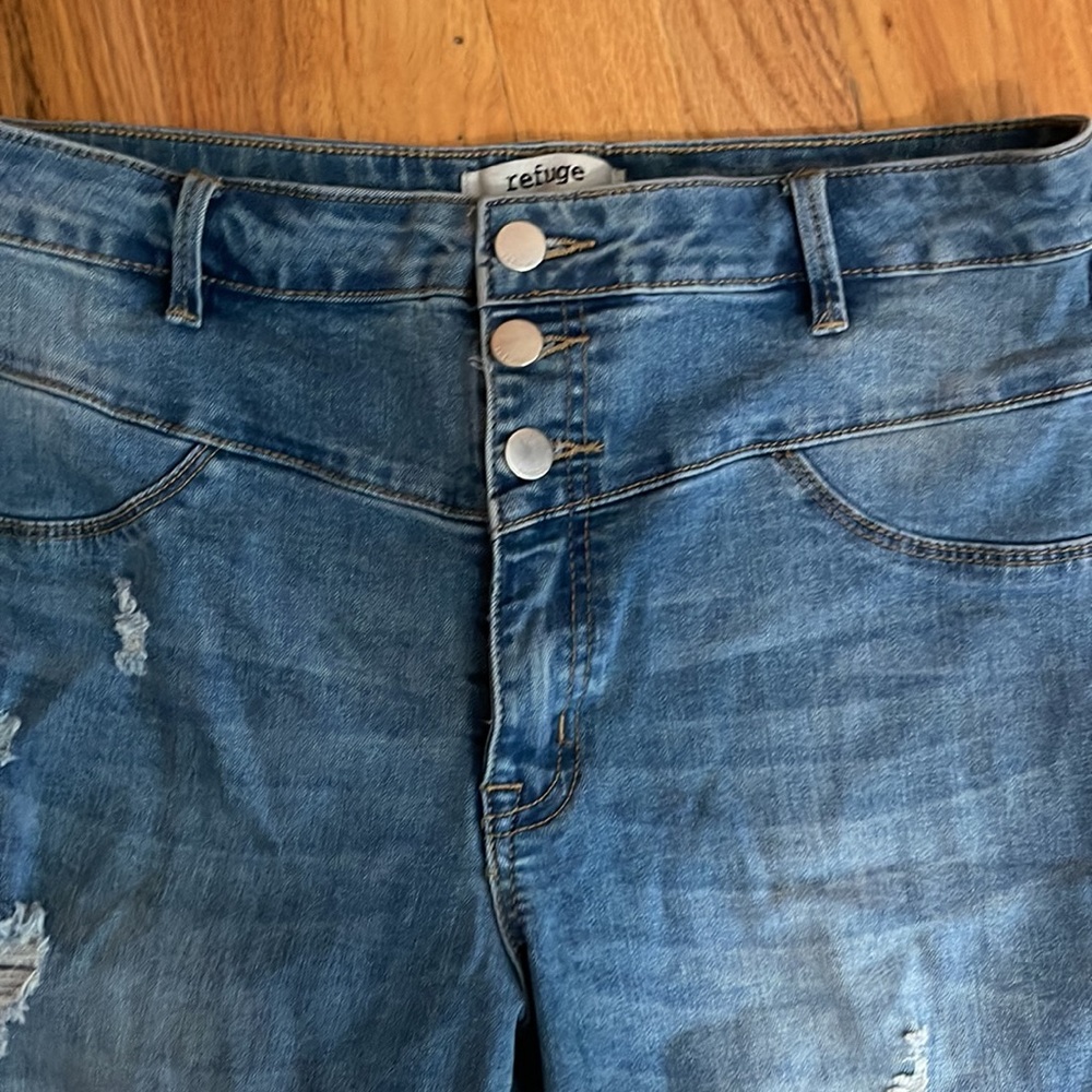 Refuge high waist stretch jeans